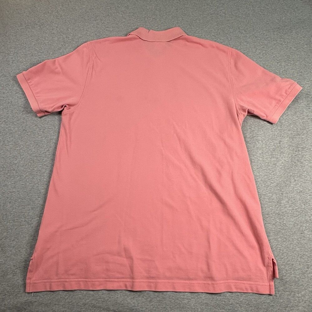 Brooks Brothers 346 Polo Shirt Mens Large Pink Green Logo Cotton Golf Preppy - Picture 12 of 13